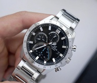 Casio - Edifice นาฬิกา ผู้ชาย โครโนกราฟ Stainless steel สาย สแตนเลส รุ่น EFR-571D-1A ของแท้ ประกันCM