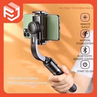L08 Gimbal Stabilizer for phone stabilizer anti-shake selfie stick vlogging tripod stick with Blueto