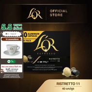 [Online Exclusive] LOR Espresso Ristretto Intensity 11 (40 Capsules) กาแฟ ลอร์ กาแฟแคปซูล ความเข้ม ระดับ 11 (40 แคปซูล)