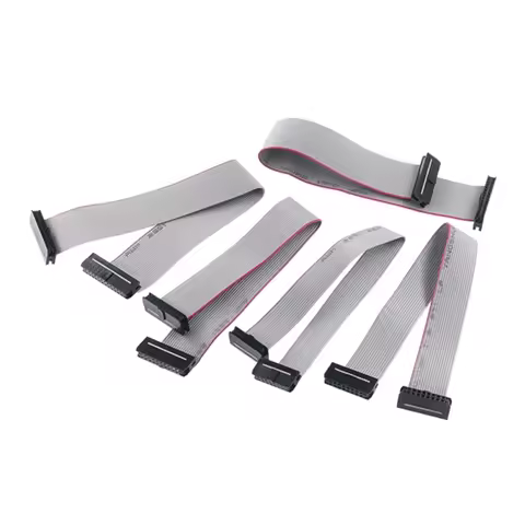 1pcs 2.0mm Pitch FC 6/8/10/12/14/16/18/20/24/26/30/34/40/44/50 Pin Gray Flat Ribbon Data Cable 10-50