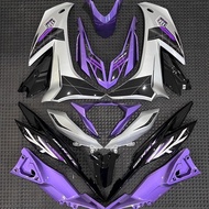 Coverset MagicBoy RSX150 Titan Purple MSI Royal Purple Silver Siap Tampal Titan vietnam 2024