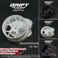 DS Racing 1/10 Drift Feathery 5Y Spoke Rim / Wheel,2pcs Offset 6mm 7gram