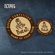 Suitable for DAKAR/COMPETITOR DAKAR Tension Motorcycle Stickers Waterproof Reflective Decals