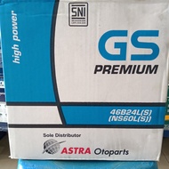 Aki mobil/ Genset/ GS Astra Premium NS 60LS/ GS basah NS 60 LS/ 45AH