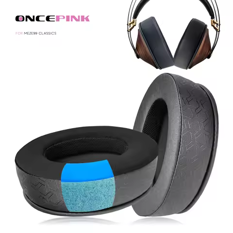 Oncepink Replacement Ear Pads for Meze99 Classics Headphone Cooling Gel Cushion Earpads Headset
