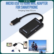 ROBOTSKY Micro USB to HDMI MHL Adapter for Smartphone - S2