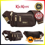 KICKERS ORIGINAL COW LEATHER WAIST POUCH BAG BEG LELAKI KULIT ORIGINAL LEMBU ASLI BEG PINGGANG BRAND
