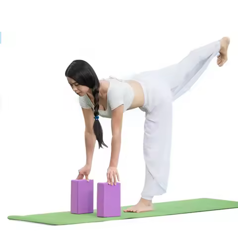 High Quality EVA Yoga Block Brick Foaming Foam Home Exercise Fitness Health Gym Practice Tool 23*15*