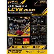 DIAMOND SALAYA - Full set of screws LCV2, Ex135 (4speed) model Salaya D3 - free red washer