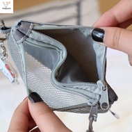 [pes] Double Zipper Mesh Earphone Protection Bag Makeup Storage Pouch Home Travel Coin Pouch Lipstic