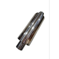 2” / 2.5” / 3” Inch Akrapovic Car Muffler Exhaust Pipe Perry Spiller Twister Hole Center Bullet Tabu