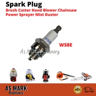 WS8E E6TC F7TC  Spark Plug Enjin Mesin Rumput Brush Cutter Hand Blower Chainsaw Knapsack Sprayer Mis