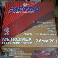 ❡♧✟PDX Wire #10/2C 2.6MM/2C x 75 Meters Wire 99.99% Pure copper