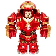 Compatible with Lego Iron Man 44 Anti-Hulk Armored Superhero Third Party Assembled Building Block Minifigure Toy BLQU