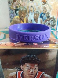 NBA basketball  wristband sports 
hand belt籃球 球星 收藏 手帶手環 艾佛遜 Allen Iverson 76ers 76人 MVP allstar gam