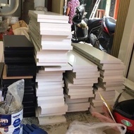 Decorative wooden shelf with 1 bar length from 30cm to 1m20cm, depth 20cm