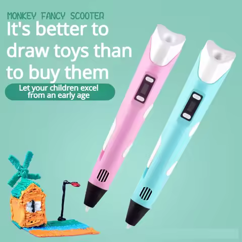 New 3D Printing Pen LCD Screen Power Adapter3D Art PaintingChildren's 3D Pen PLA Filaments Power Ada