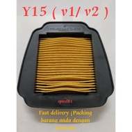 Y15 ( V1-V2 ) AIR CLEANER FILTER/AIR FILTER Y15/PENAPIS UDARA Y15