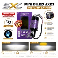 SXC JX21 Mini BiLED P15-D4 H4 Extend LED Projector Car Motorcycle Light