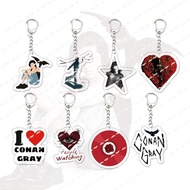 Singer Conan Grays Keychain for Accessories Bag Acrylic Pendant Conan Grays Key Chain