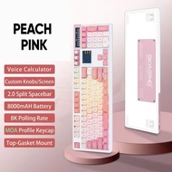 (In stock) Skyloong Gk104, Gk87 pro Fullsize mechanical keyboard with integrated screen - Rgb Led - 