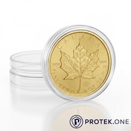 Premium Acrylic Coin Capsules Protection Display for 1/2oz and 1oz Canadian Maple Gold Coin