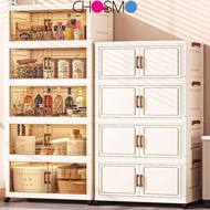 Plastic Folding Storage Box Multipurpose Plastic Storage Box Transparent Plastic Cupboard