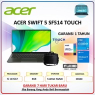 Spk Okey! Laptop Ringan Acer Swift 5 Touch I5 Gen11 8Gb 512Ssd Win11