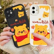 Compatible For Infinix ITEL S23 Hot 40 Pro 40i 30i Play Smart 7 8 Note 30 VIP 12 Turbo G96 Tecno Spark 10C Camon 20 4G Cute Bear Cartoon Winnie New Angel Eyes Phone Case TPU Cover