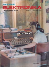 MAJALAH MEKANIK ELEKTRONIKA INDONESIA NOMOR 6 1-SEPTEMBER-1977