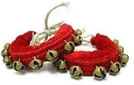 Kathak Dancing Ghungroo Bells Classical Dancers Anklet Musical Instrument Bharatnatayam Indian Traditional Cotton Cord Indian Classical Dancers Anklet Musical Instrumen