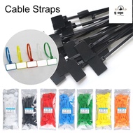 GOGOU 100pcs Cable Tag Strapping Tape Tag Labels Markers Mesh Wire Marker Colorful Tag