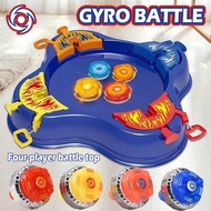2025 Luminous Battle Gyro Spinner Alloy Duel Top with Sparkle Light Interactive Multiplayer Game Gif