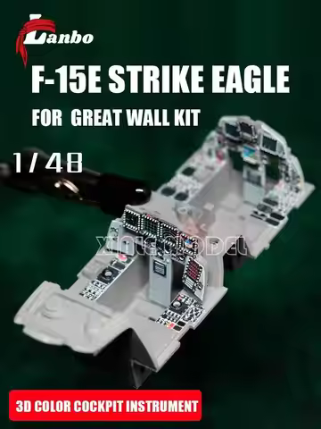 Lanbo 3D Color Cockpit Instrument 48163 F-15E strike eagle （for Great Wall kit ）1/48