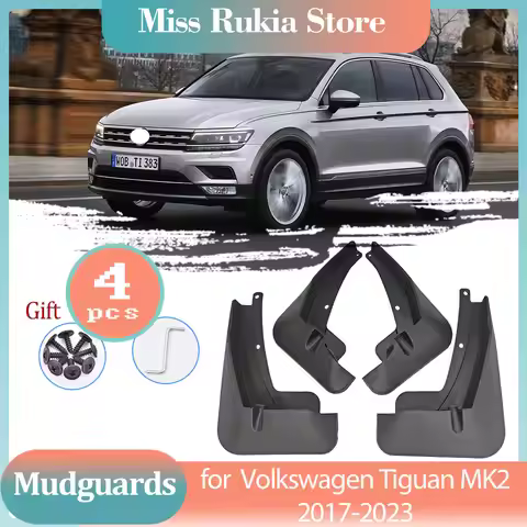4x Car Mud Flaps for Volkswagen VW Tiguan MK2 AD BW R LINE Allspace 2017~2023 Mudguards Splash Guard