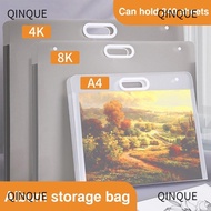 New Waterproof Painting Paper Storage Bag, Portable File Folder, Transparent Drawing Bag for 4K/8K/1