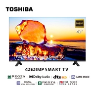 Toshiba Smart TV ทีวีขนาด 43 นิ้ว รุ่น 43E31MP Full HD 1080P VIDAA WIFI Dolby Audio (2023) ประกันศูนย์ไทย 3 ปี