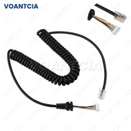 6pcs Speaker Mic Cable Cord MH-48 MH-42 for Yaesu MH-48A6J MH-42B6J Microphone for FT-7800 8800 8900