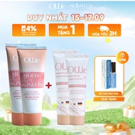 Combo 2 kem tẩy lông Ollie + 2 kem dưỡng da làm chậm quá trình mọc lông Ollie