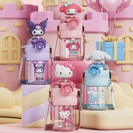XO Tritan Kuromi, Cinnamon, Melody, 3D Spring Icon Water Bottle