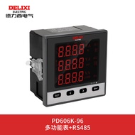 เดลท่า Xuanfa Multi-functional Electric Meter Three-phase Intelligent PD606E Current Voltage Meter L