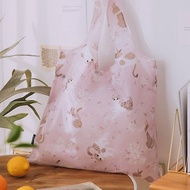 環保收納購物袋(大)-柔粉貓貓