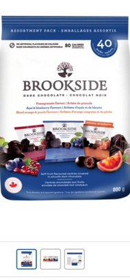 加拿大直送，現貨，Brookside 黑巧克力綜合包800g