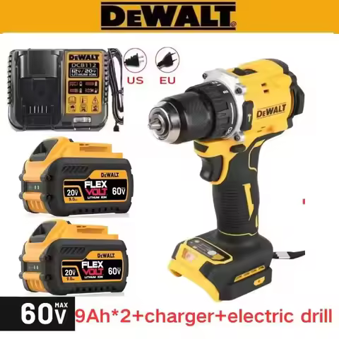 Original DEWALT battery 20V/60V 6-9.0Ah rechargeable Li-Ion battery ,DCD805，Dewalt tool battery, cha