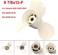 Winibo Boat Propeller for Yamaha Outboard Motor 20hp 25hp 30hp/ Outboard 9 7/8x13 Propeller for Yama