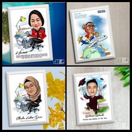 Best Price Caricature Design Untuk Anniversary, Pernikahan, Farewell