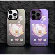 HP Love Hello Kitty Csing Silver Color Mtte Premium Silver nti Jtuh Hrd Case For Oppo A3X 16 3S 5s 1
