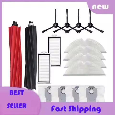 16Pcs Replacement Parts Accessories Kit For Roborock Q8 Max+/Q8 Max Plus/Q5 Pro+/Q5 Pro Vacuum Clean