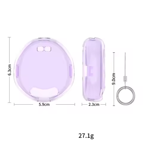 For Tamagotchi Uni Transparent Protective Cover Shell Hard Shell for Tamagotchi Uni Game Console wit