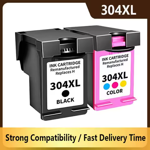 304XL Ink Cartridge Compatible for HP304 HP 304 XL Envy 5010 5020 5030 5032 5034 Deskjet 2632 2630 2